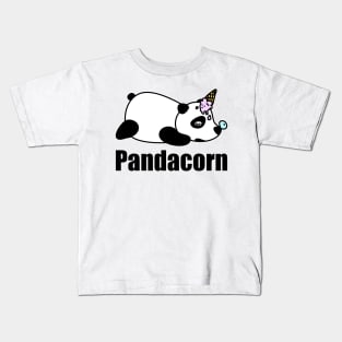 Panda Unicorn Pandacorn Funny Gift Love Pandas Kawaii Kids T-Shirt